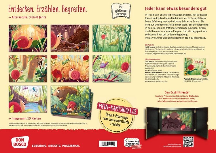 Produktbild: Emma - Ohne dich w&auml;r' die Welt nur halb so sch&ouml;n! Kamishibai Bildkartenset