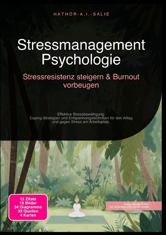 Produktbild: Stressmanagement-Psychologie: Stressresistenz steigern und Burnout vorbeugen