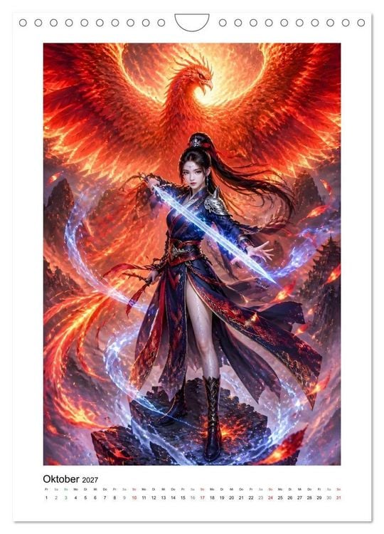 Produktbild: Zwischen Kranich und Drache (Wandkalender 2027 DIN A4 hoch), CALVENDO Monatskalender