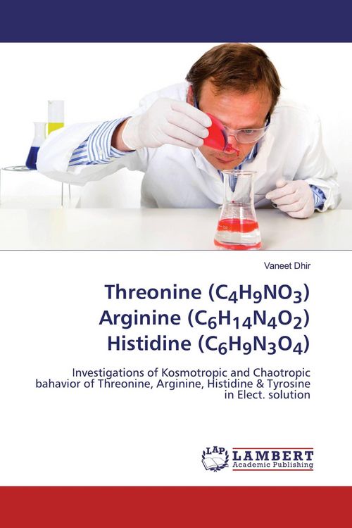 Produktbild: Threonine (C4H9NO3) Arginine (C6H14N4O2) Histidine (C6H9N3O4)