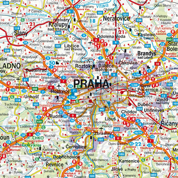 Produktbild: freytag & berndt Stra&szlig;enkarte Tschechische Republik 1:400.000