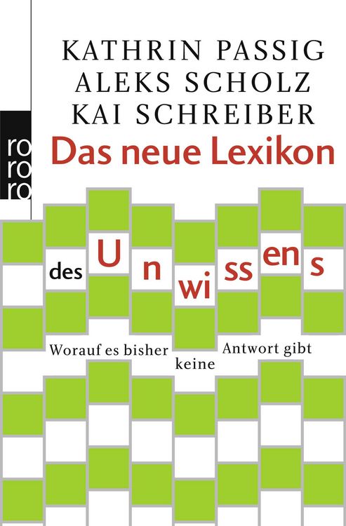 Produktbild: Das neue Lexikon des Unwissens