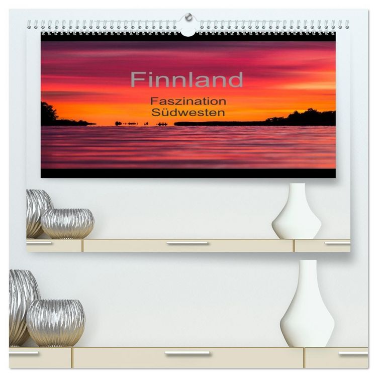 Produktbild: Finnland - Faszination S&uuml;dwesten (hochwertiger Premium Wandkalender 2026 DIN A2 quer), Kunstdruck in Hochglanz