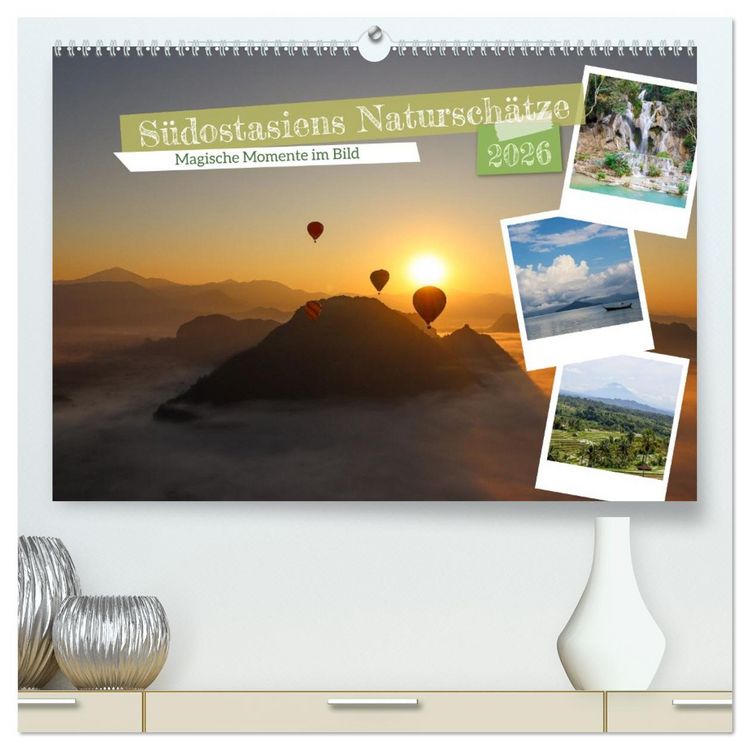 Produktbild: S&uuml;dostasiens Natursch&auml;tze (hochwertiger Premium Wandkalender 2026 DIN A2 quer), Kunstdruck in Hochglanz