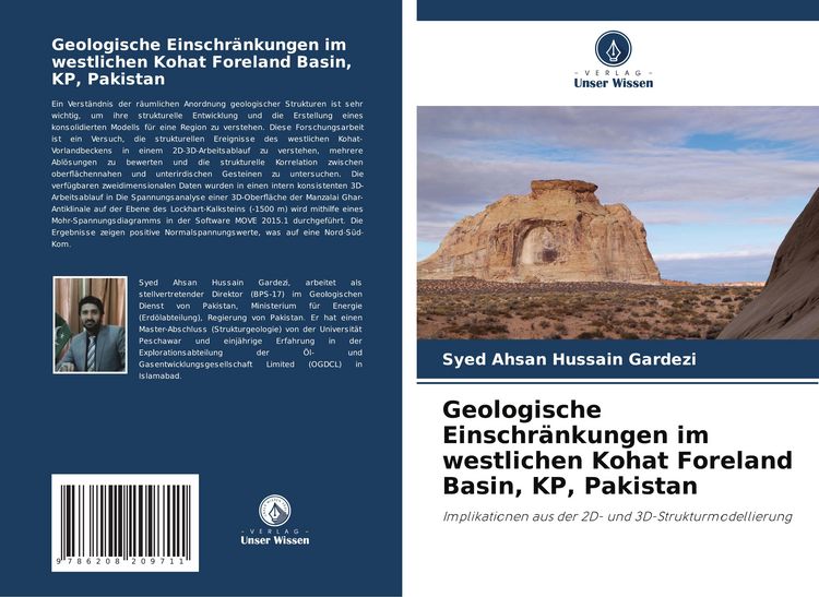 Produktbild: Geologische Einschr&auml;nkungen im westlichen Kohat Foreland Basin, KP, Pakistan