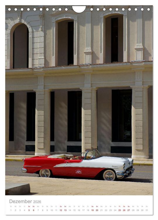 Produktbild: Old Cars of Cuba (Wandkalender 2026 DIN A4 hoch), CALVENDO Monatskalender