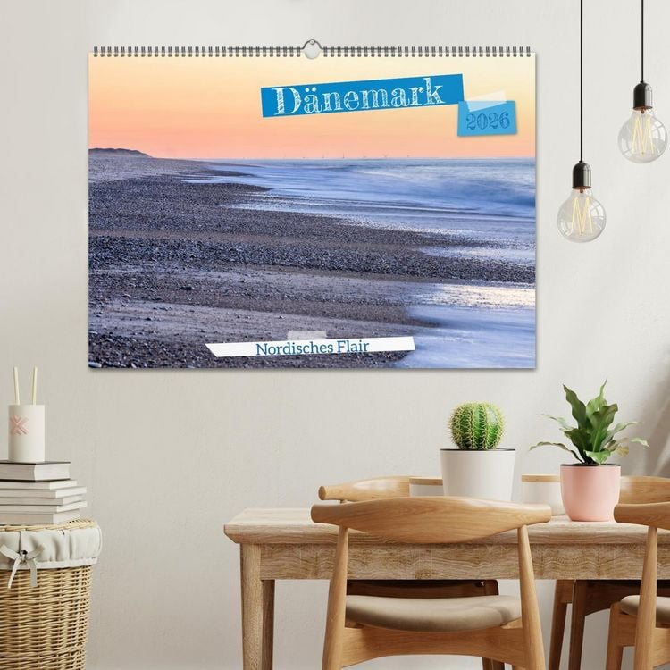 Produktbild: D&auml;nemark - Nordisches Flair (Wandkalender 2026 DIN A2 quer), CALVENDO Monatskalender