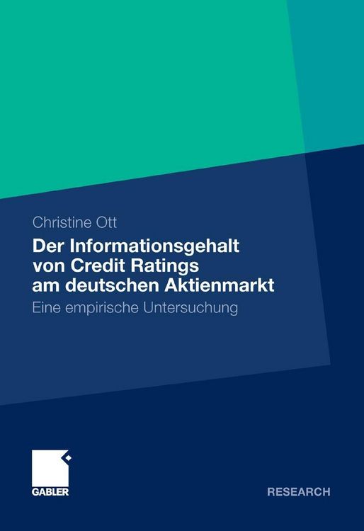 Produktbild: Der Informationsgehalt von Credit Ratings am deutschen Aktienmarkt
