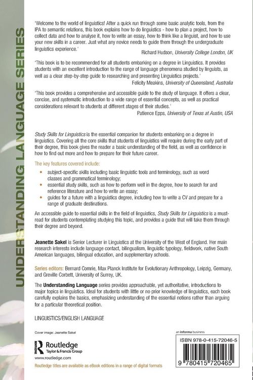 Produktbild: Study Skills for Linguistics
