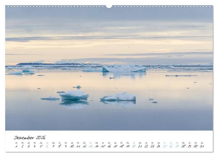Produktbild: Heike Odermatt: 80&deg; Nord - Fotografien von Spitzbergen und Nordaustland (hochwertiger Premium Wandkalender 2026 DIN A2 quer), Kunstdruck in Hochglanz