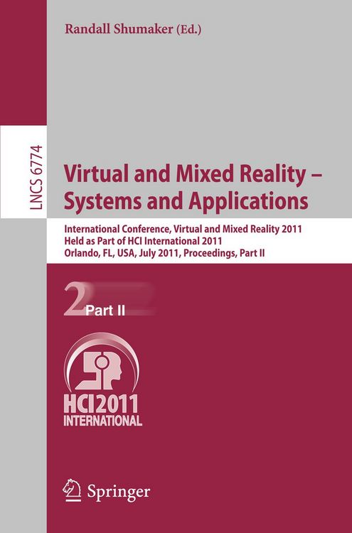 Produktbild: Virtual and Mixed Reality - Systems and Applications