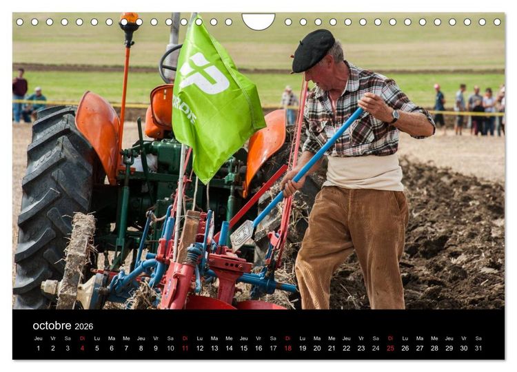 Produktbild: Anciens tracteurs agricoles (Calendrier mural 2026 DIN A4 vertical), CALVENDO calendrier mensuel