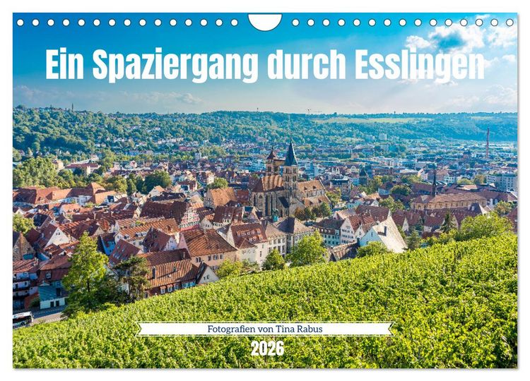 Produktbild: Ein Spaziergang durch Esslingen (Wandkalender 2026 DIN A4 quer), CALVENDO Monatskalender