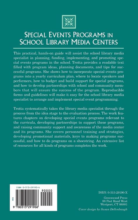 Produktbild: Special Events Programs in School Library Media Centers