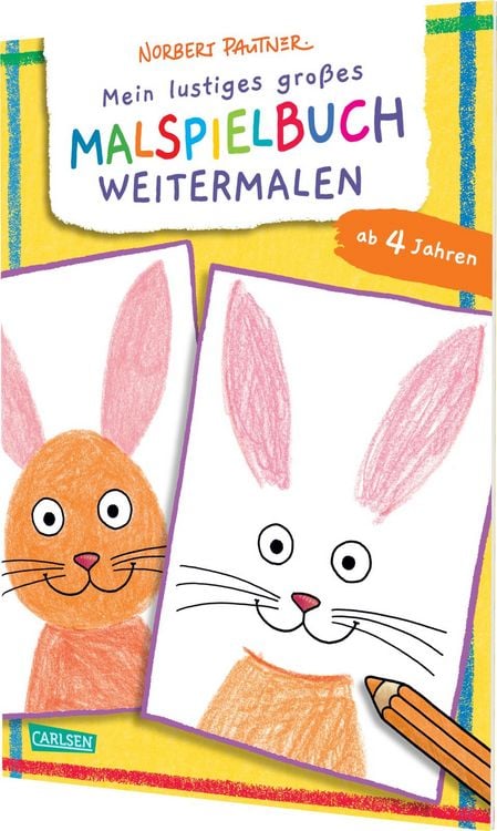 Produktbild: Mein lustiges gro&szlig;es Malspielbuch: Weitermalen (ab 4 Jahren)