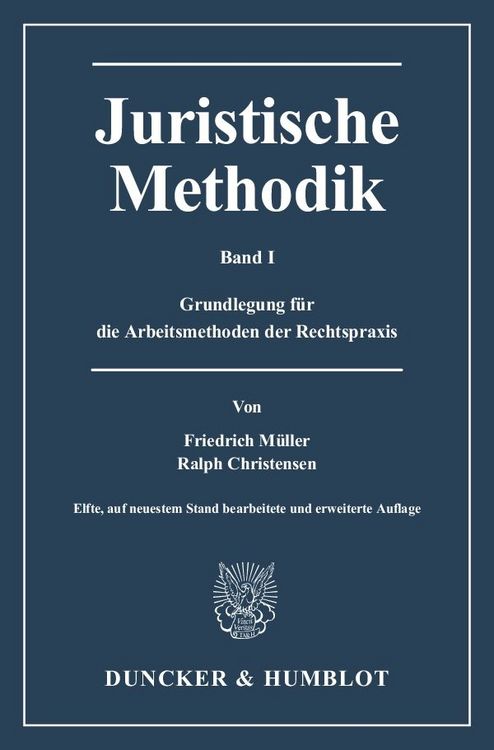 Produktbild: Juristische Methodik.