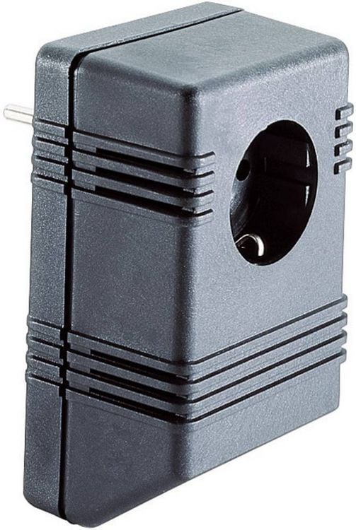 Produktbild: Strapubox SG722 Stecker-Geh&auml;use 126 x 75 x 53 Kunststoff Schwarz 1St.
