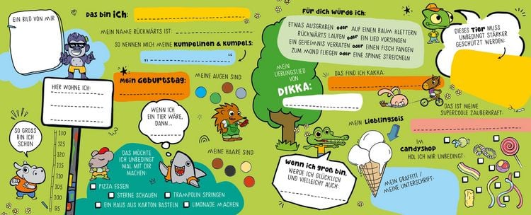 Produktbild: Meine nashornstarke G&auml;ng &ndash; Das Freundebuch von DIKKA