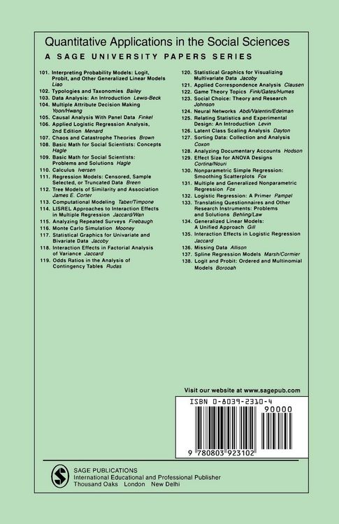 Produktbild: Multivariate Analysis of Variance