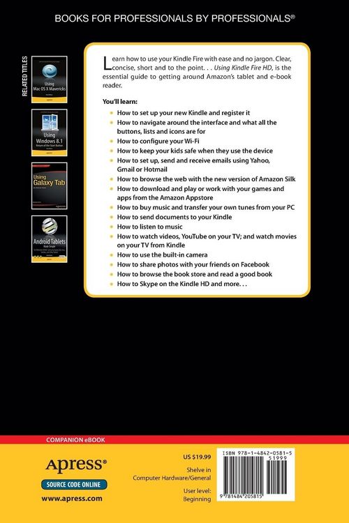 Produktbild: Using Kindle Fire HD