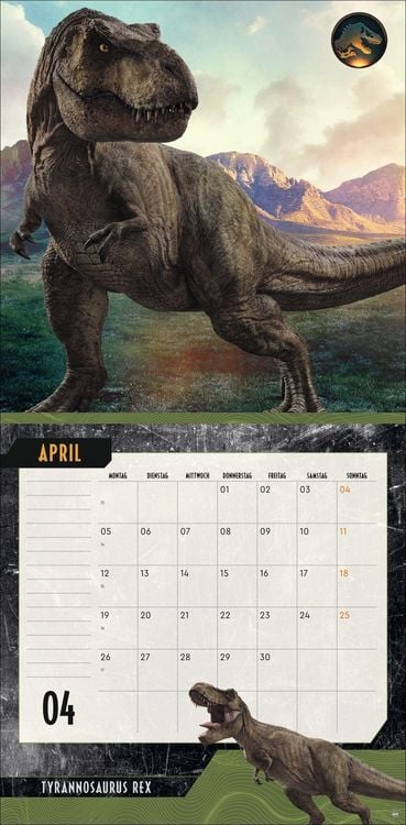 Produktbild: Jurassic World Broschurkalender 2027