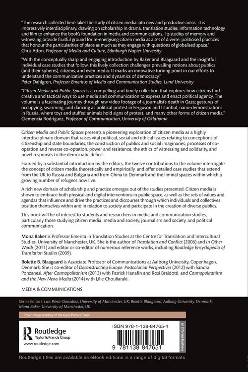 Produktbild: Citizen Media and Public Spaces