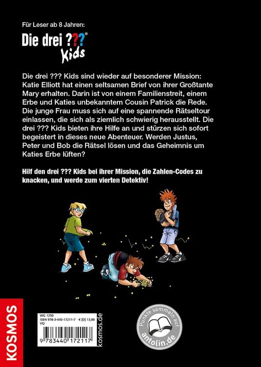Produktbild: Die drei ??? Kids, Mission Kaugummi-Code