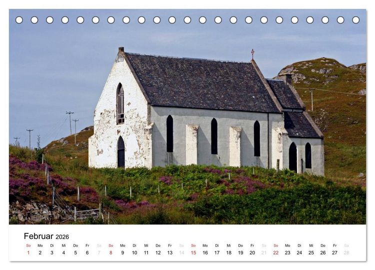 Produktbild: Western Highlands - Schottland (Tischkalender 2026 DIN A5 quer), CALVENDO Monatskalender
