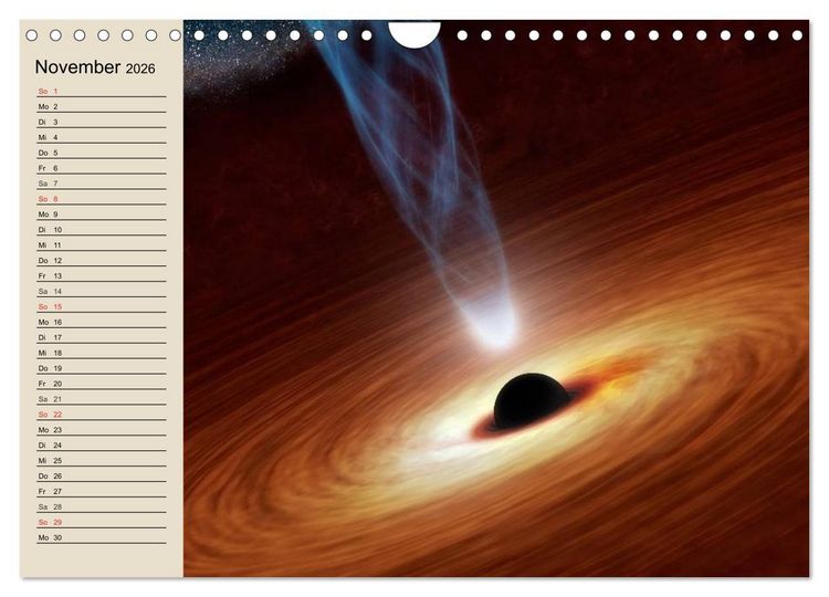 Produktbild: Raumfahrt und Weltall (Wandkalender 2026 DIN A4 quer), CALVENDO Monatskalender