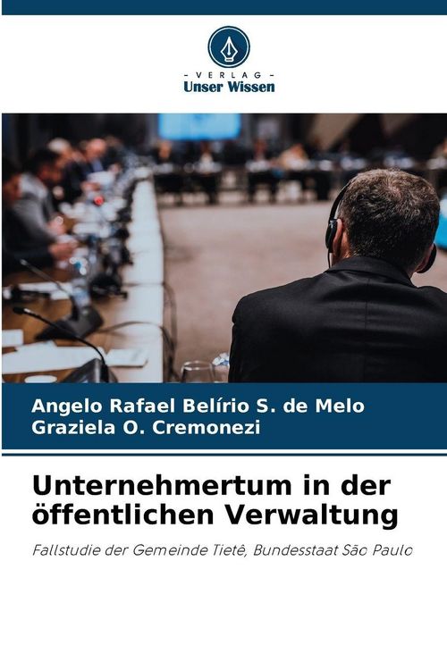 Produktbild: Unternehmertum in der &ouml;ffentlichen Verwaltung