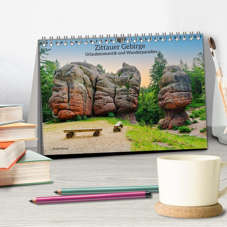 Produktbild: Zittauer Gebirge-Urlaubsromantik und Wanderparadies (Tischkalender 2026 DIN A5 quer), CALVENDO Monatskalender