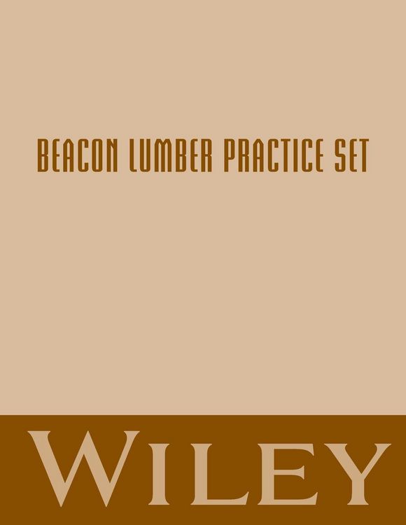 Produktbild: Kimmel, P: Beacon Lumber Practice Set