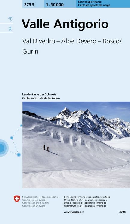 Produktbild: 275S Valle Antigorio Schneesportkarte