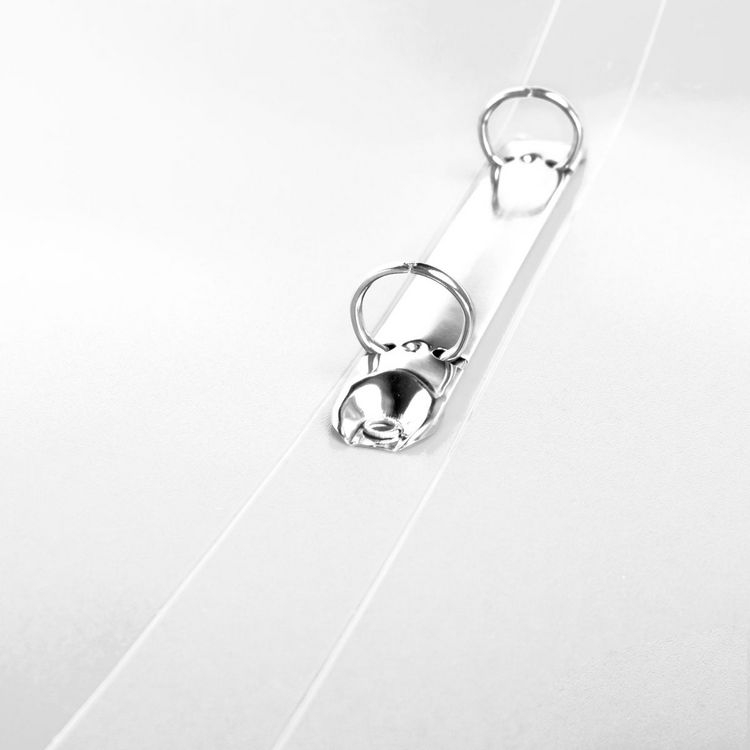 Produktbild: Idena Ringbuch aus Kunststoff 2 Ringe wei&szlig; DIN A4 R&uuml;ckenbreite 2cm