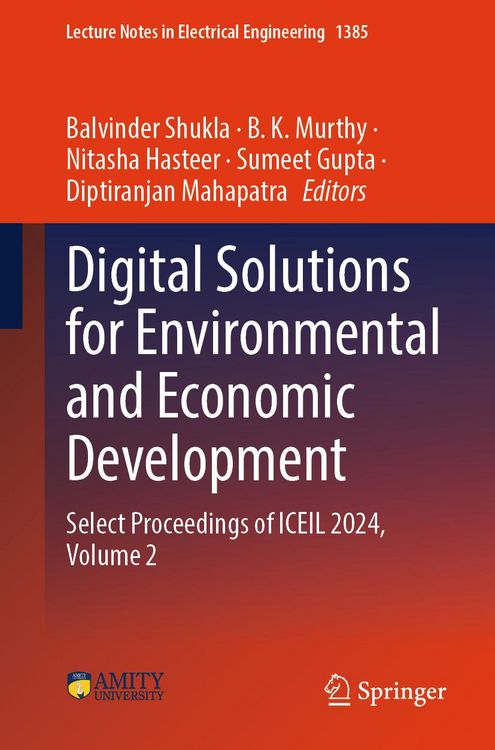 Produktbild: Digital Solutions for Environmental and Economic Development
