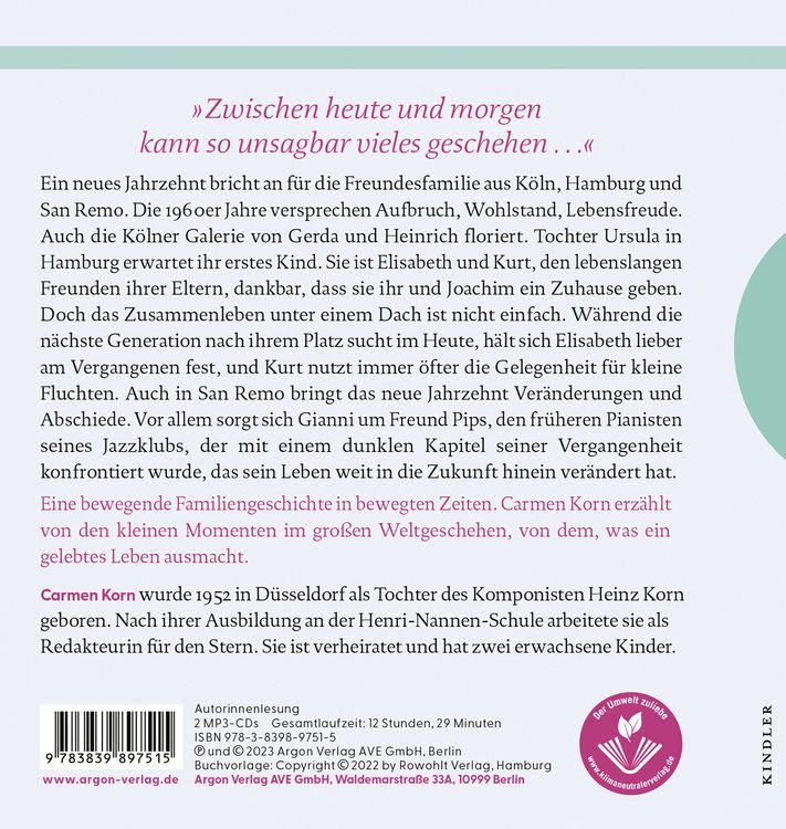 Produktbild: Zwischen heute und morgen
