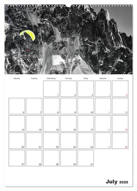 Produktbild: EXPLORING ALPS (High Quality Premium Wall Calendar 2026 DIN A2 portrait),CALVENDO 12 Month Wall Calendar