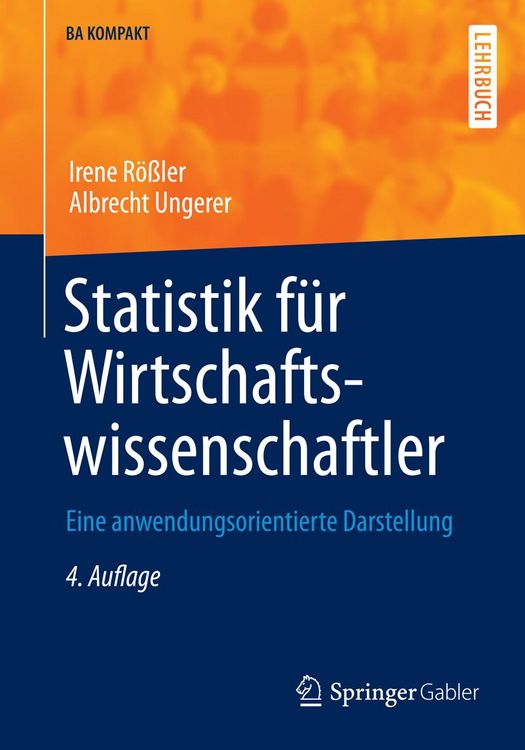 Produktbild: Statistik f&uuml;r Wirtschaftswissenschaftler