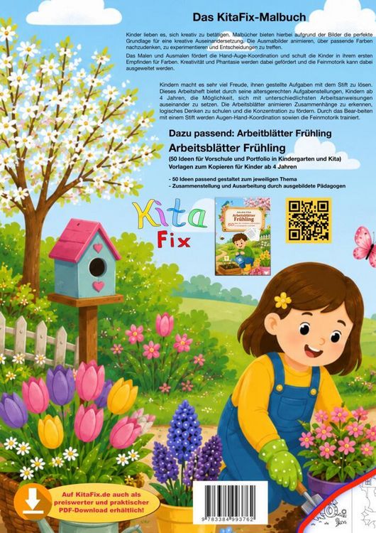 Produktbild: KitaFix Malbuch Fr&uuml;hling