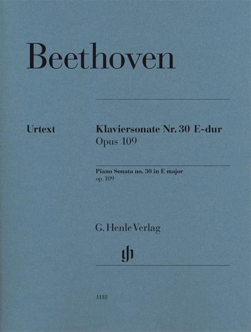 Produktbild: Klaviersonate Nr. 30 E-dur op. 109. Revidierte Ausgabe von HN 362