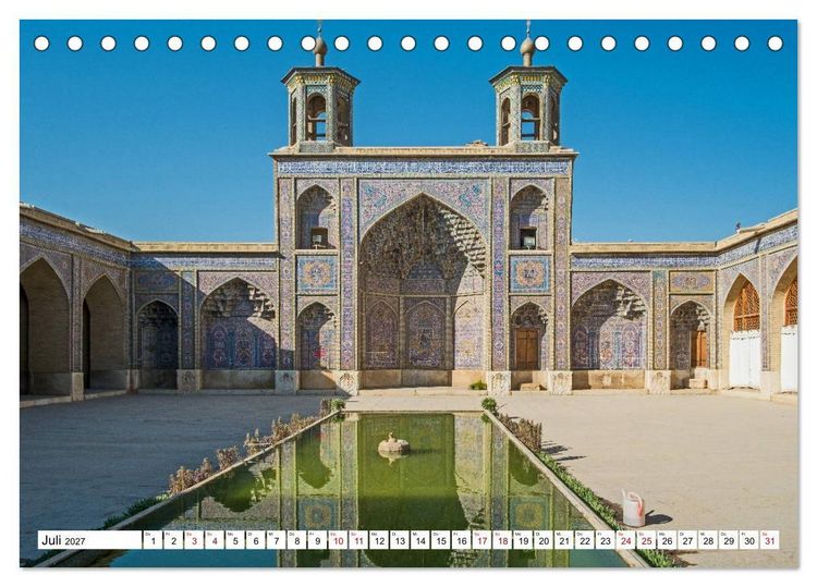 Produktbild: St&auml;dte des Irans - Shiraz (Tischkalender 2027 DIN A5 quer), CALVENDO Monatskalender