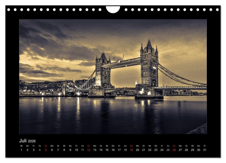 Produktbild: London-Bilder (Wandkalender 2026 DIN A4 quer), CALVENDO Monatskalender