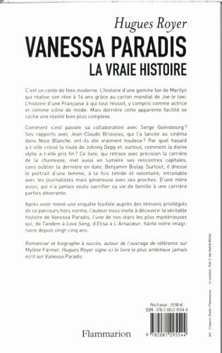 Produktbild: Vanessa Paradis : la vraie histoire