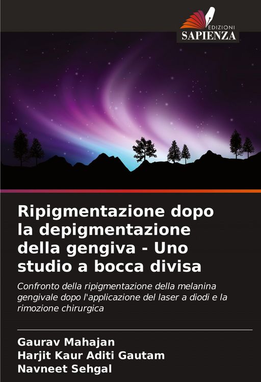 Produktbild: Ripigmentazione dopo la depigmentazione della gengiva - Uno studio a bocca divisa