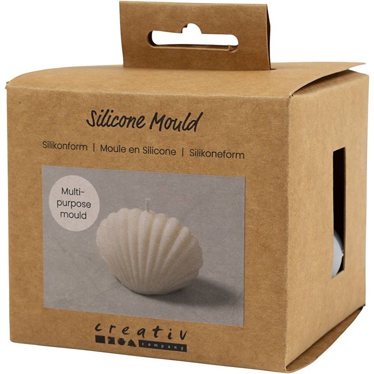 Produktbild: Creativ Company Silikonform, Muschel, H 6 cm, L 9 cm, B 5 cm, 1 Stk