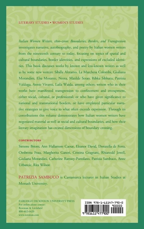 Produktbild: Italian Women Writers, 1800-2000