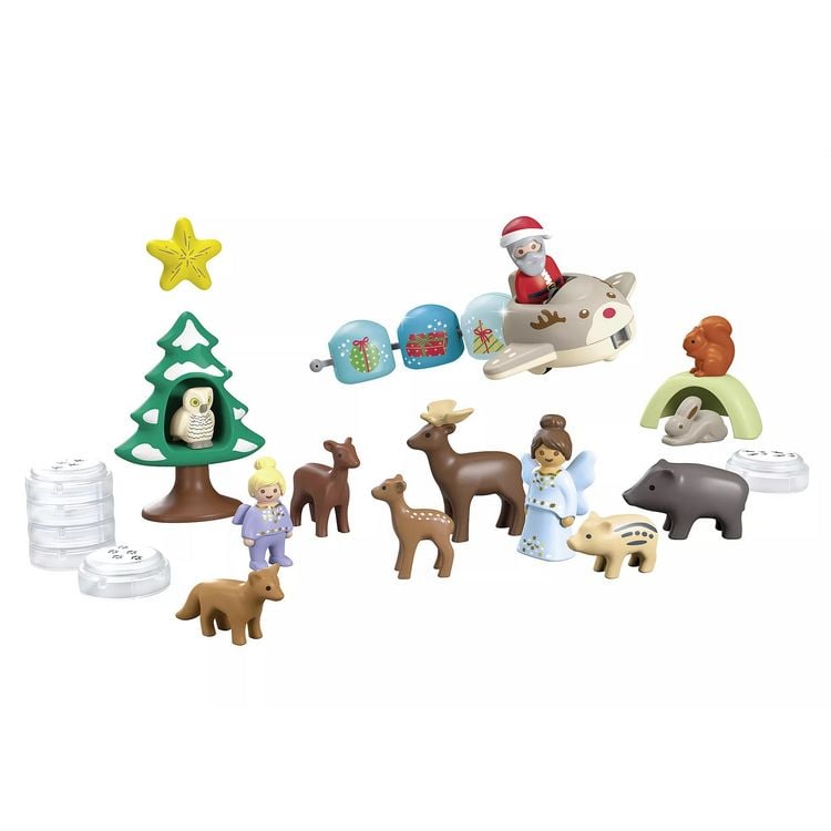 Produktbild: 70297 1.2.3: Adventskalender Schneeweihnacht