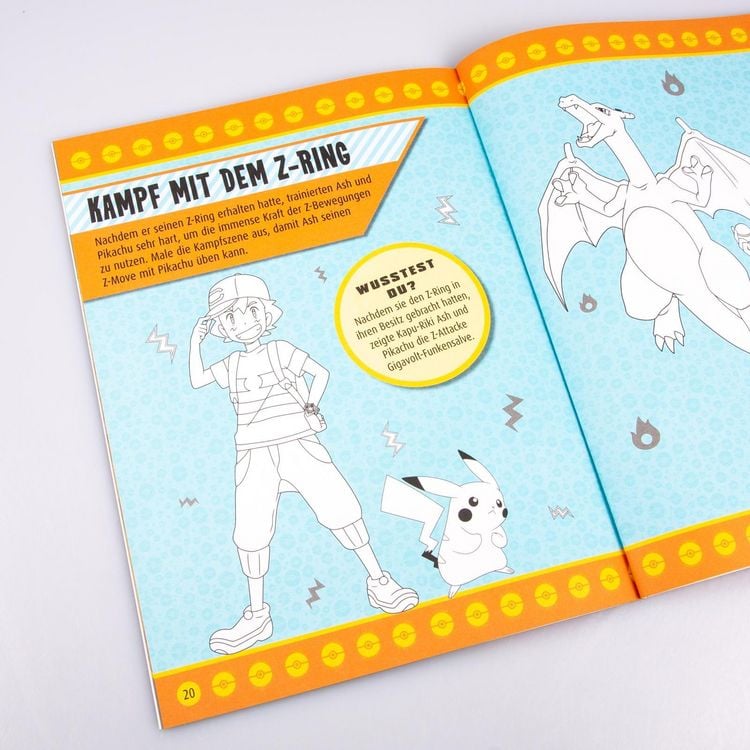 Produktbild: Pok&eacute;mon Activity-Buch: Mein ultimativer Mal- und Spielspa&szlig;