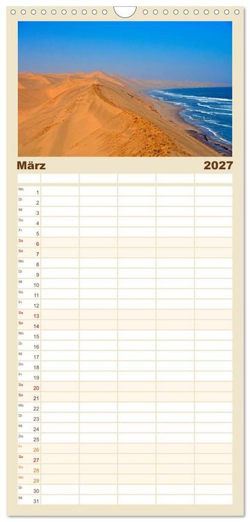 Produktbild: Familienplaner 2027 - Natur und Landschaft. S&uuml;dliches Afrika 2027 mit 5 Spalten (Wandkalender, 21 x 45 cm) CALVENDO