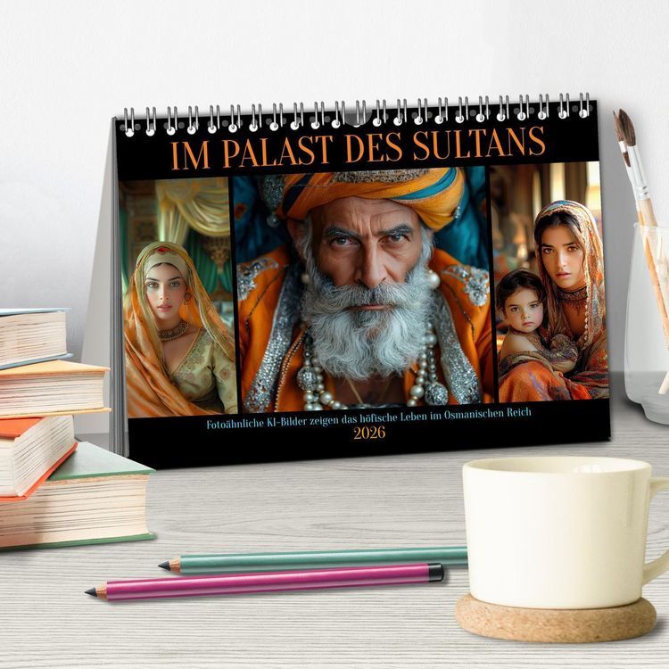 Produktbild: Im Palast des Sultans (Tischkalender 2026 DIN A5 quer), CALVENDO Monatskalender